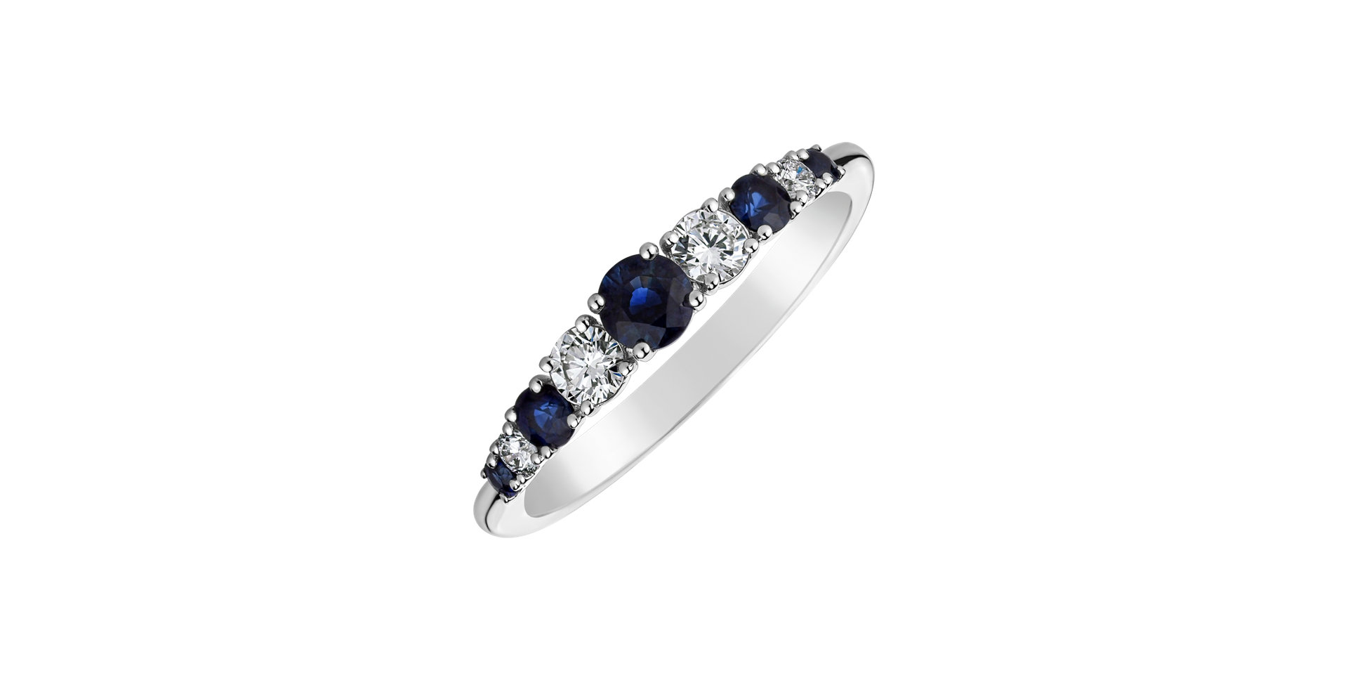 Diamond ring with Sapphire Diamond Glory