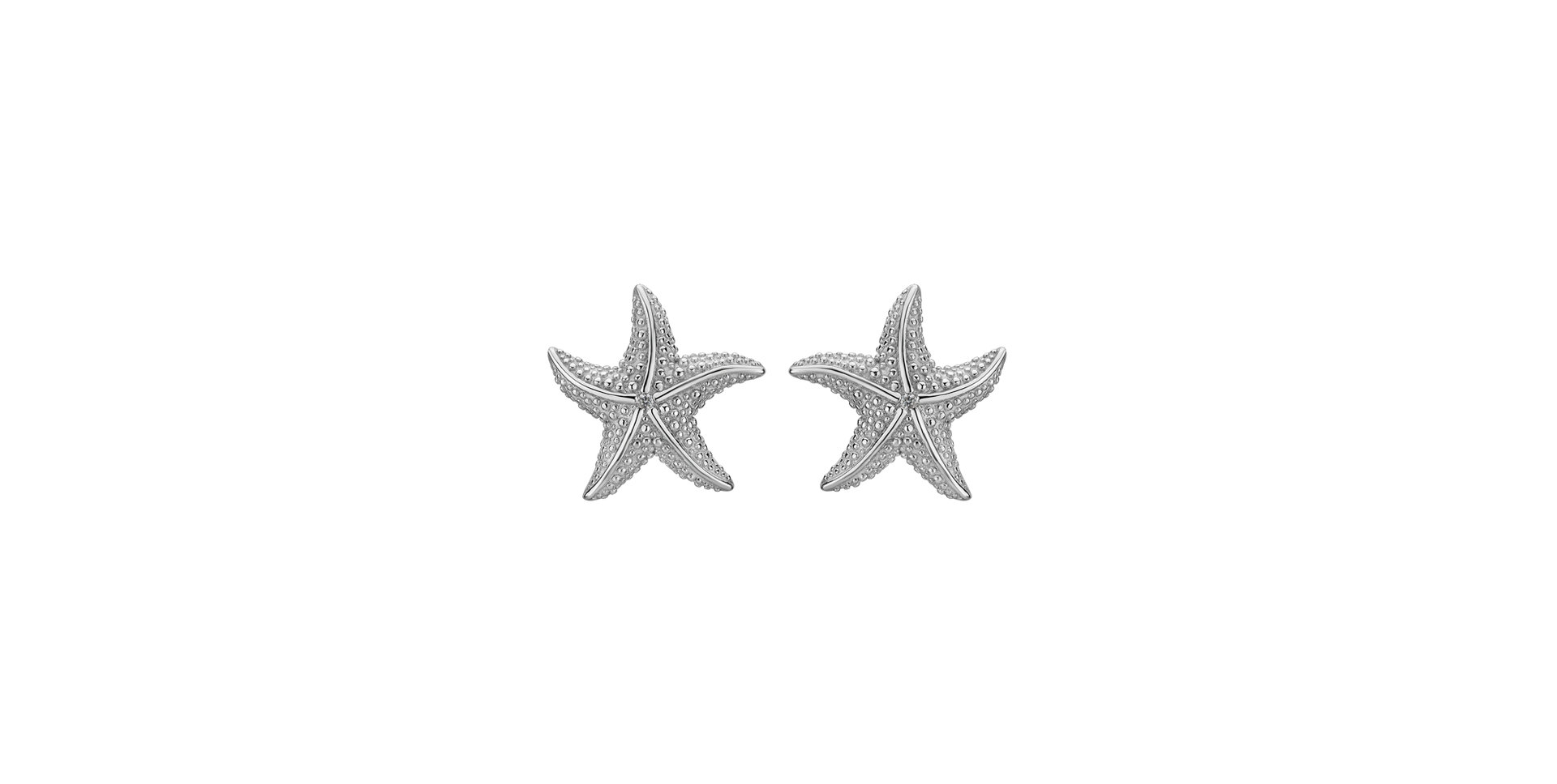 Diamond earrings Glossy Starfish