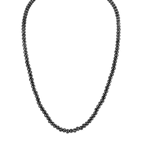 Necklace with black diamonds Bubbling Soap
