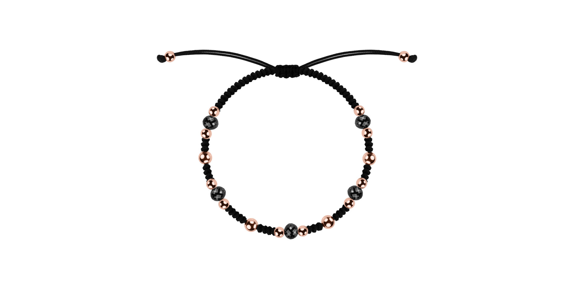 Bracelet with black diamonds Rare Elements