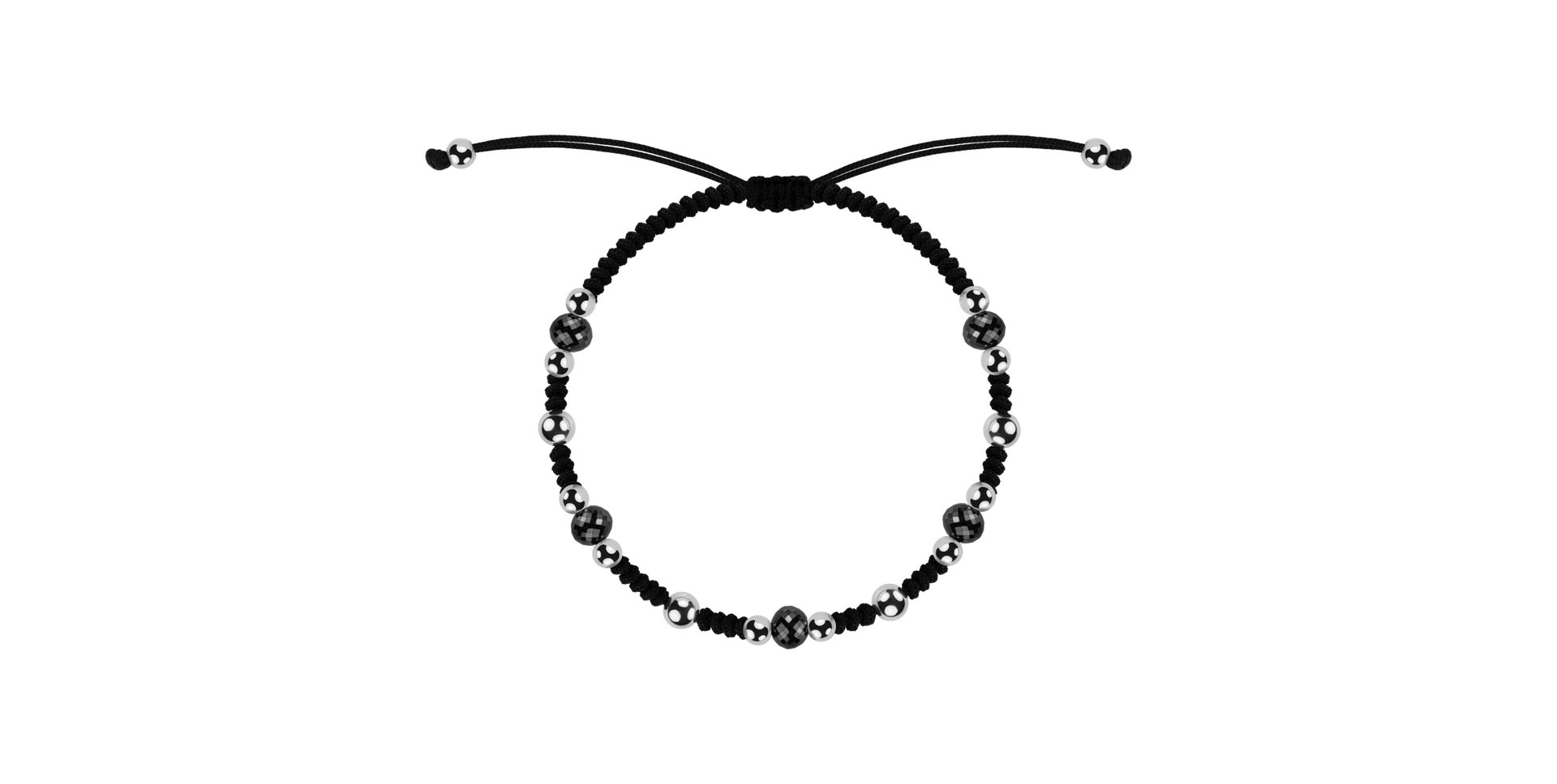 Bracelet with black diamonds Rare Elements