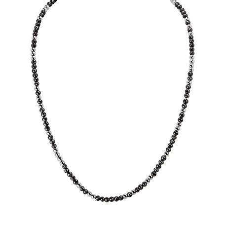 Necklace with black diamonds Night Chain