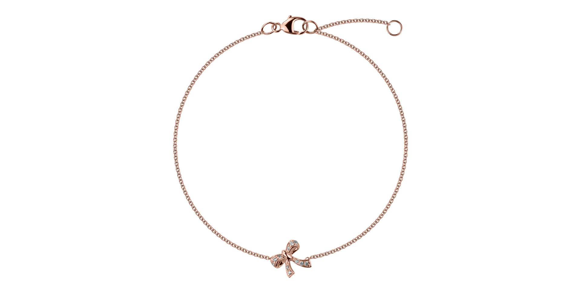 Diamond bracelet Shiny Bow