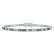 Diamond bracelet with Emerald Belissia3