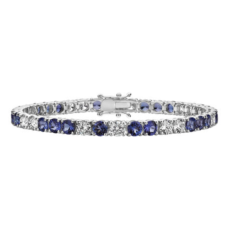 Diamond bracelet with Tanzanite Belissia