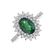 Diamond ring with Emerald Majesty4