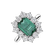 Diamond ring with Emerald Denisse3