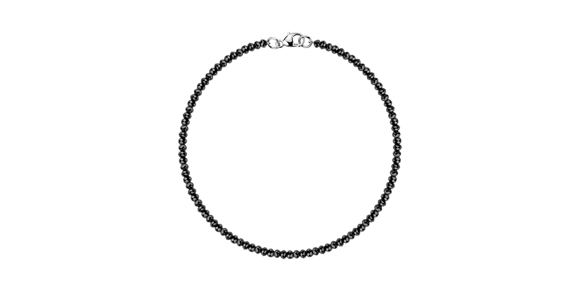 Bracelet with black diamonds Leandra