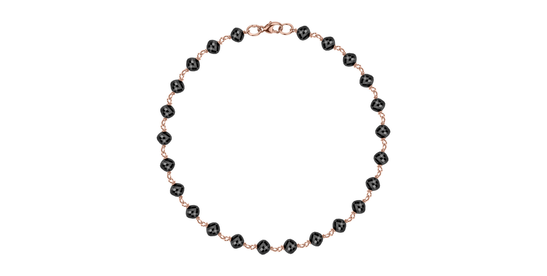 Bracelet with black diamonds Dark Melody