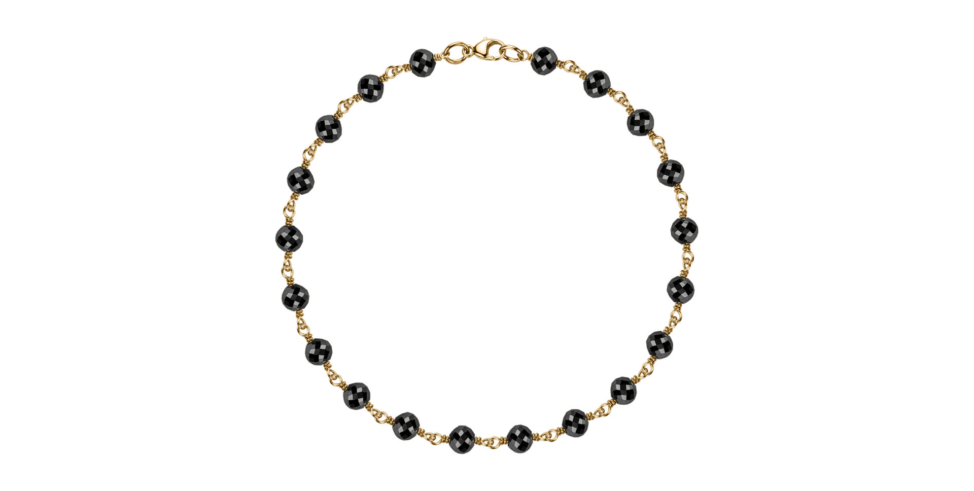 Bracelet with black diamonds Dark Melody