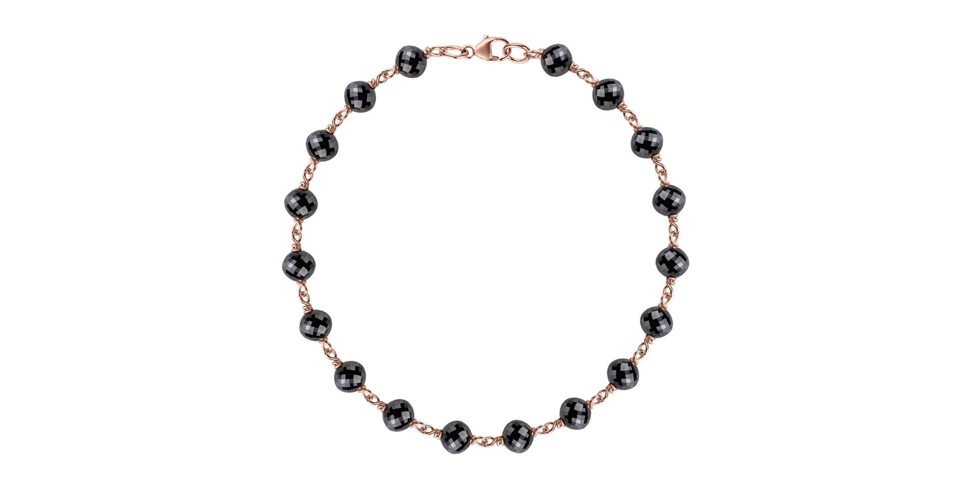 Bracelet with black diamonds Dark Melody