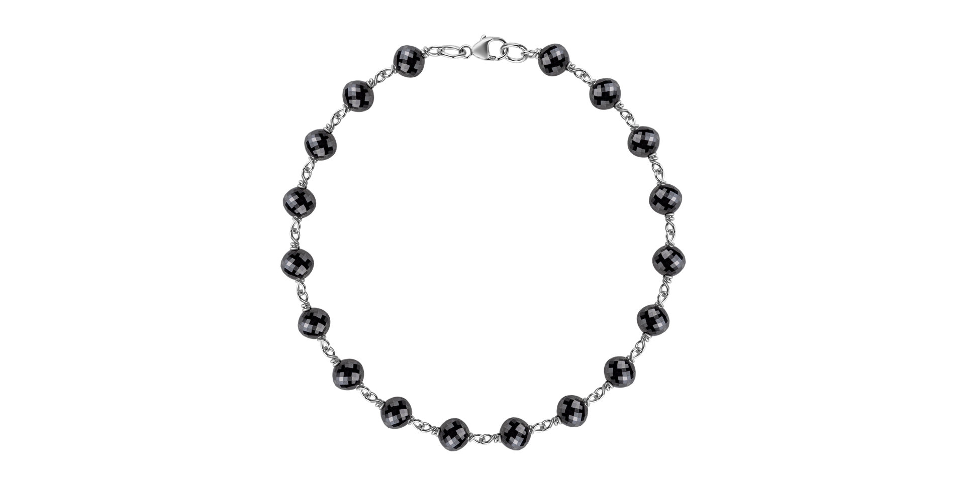 Bracelet with black diamonds Dark Melody