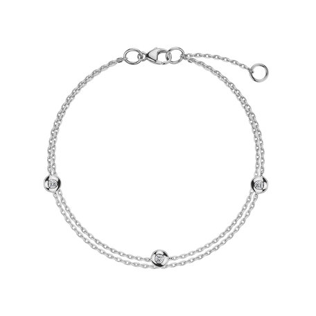 Diamond bracelet Triple Dots