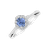 Diamond ring with Sapphire Madison4