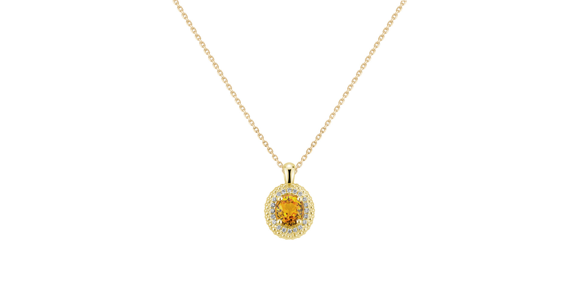 Diamond necklace with Sapphire Nobility Secret