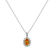 Diamond necklace with Sapphire Princess Sparkle4