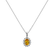 Diamond necklace with Sapphire Princess Sparkle4