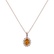Diamond necklace with Sapphire Princess Sparkle4