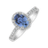 Diamond ring with Sapphire Princess4