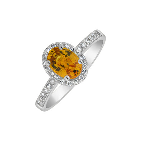 Diamond ring with Sapphire Princess Desperation