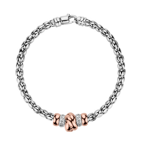 Bracelet with diamonds Basie