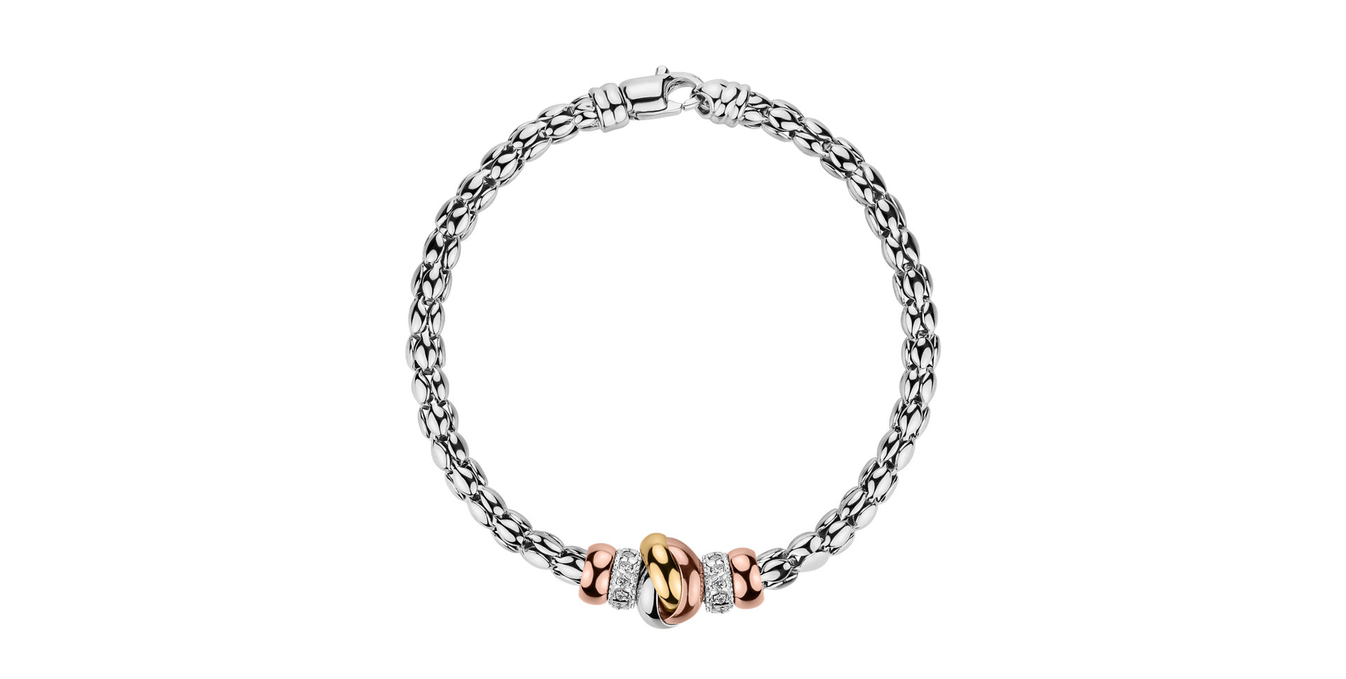 Bracelet with diamonds Megumi
