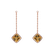Diamond earrings with Citríne Stylianos5