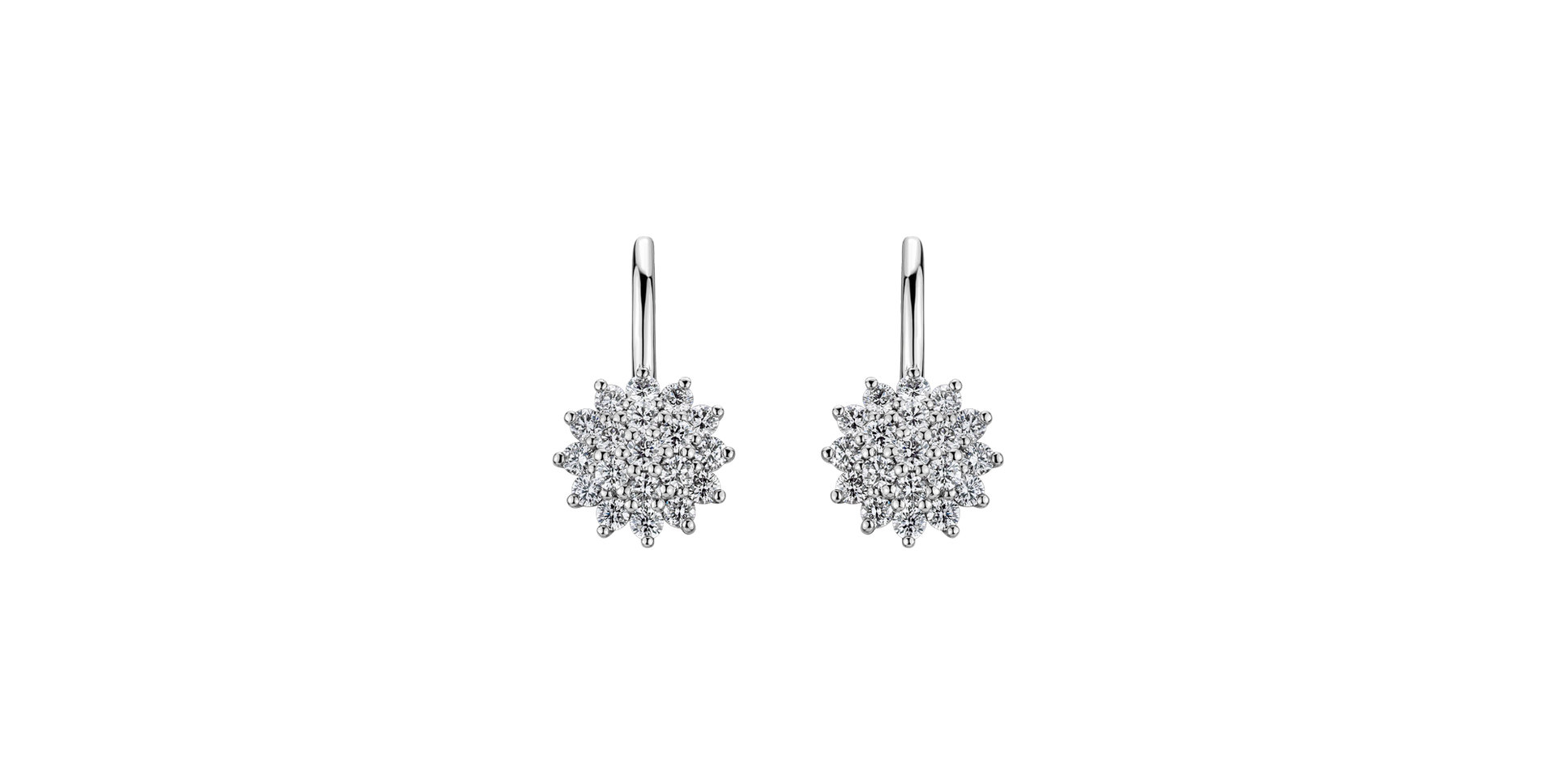 Diamond earrings Delicate Star
