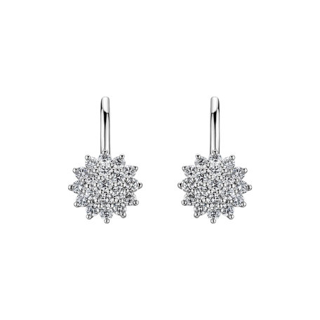 Diamond earrings Delicate Star
