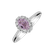 Diamond ring with Kunzite Glory Allegory3