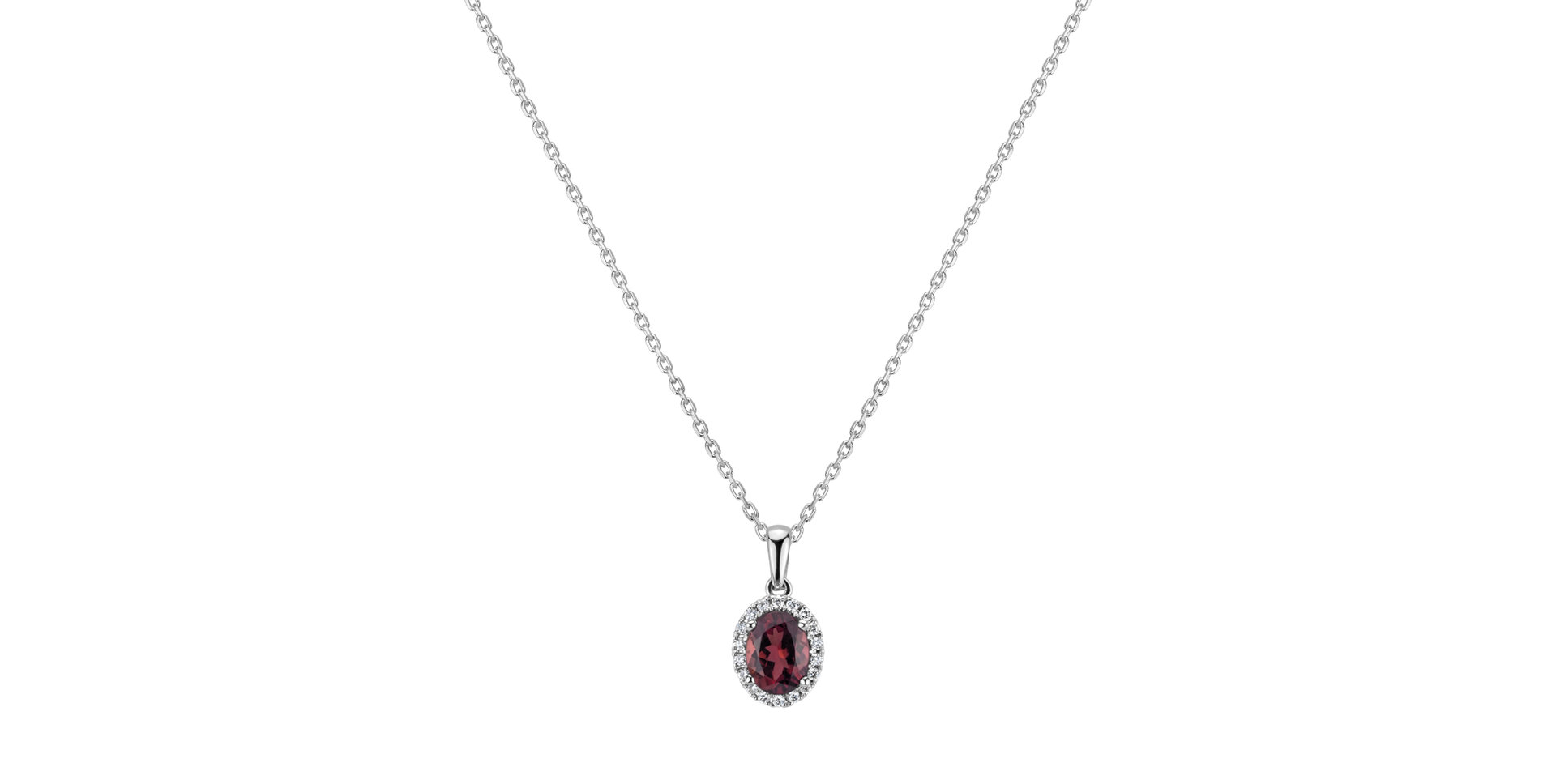 Diamond pendant with Turmalinem Princess Essence