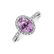 Diamond ring with Kunzite Sintharia3