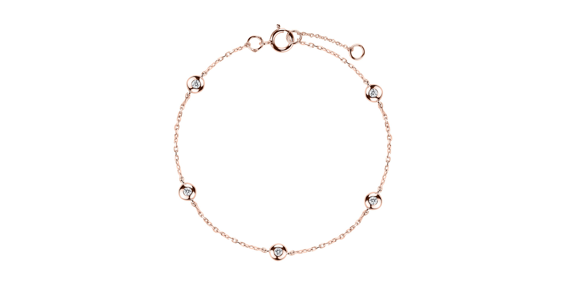 Bracelet with diamonds Sparkling Dot