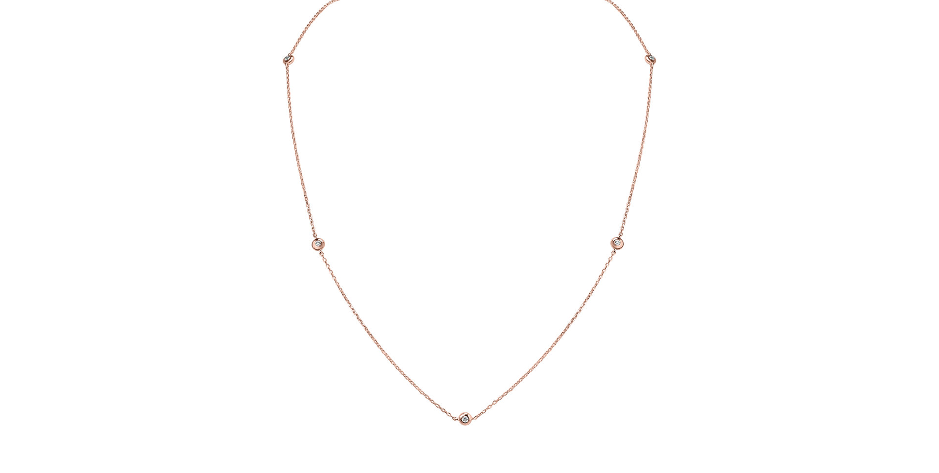 Diamond necklace Sparkling Dots