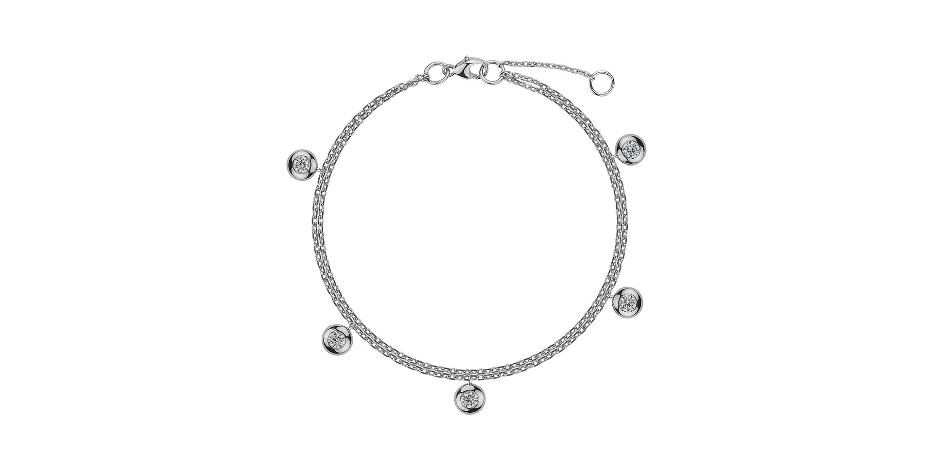 Bracelet with diamonds Delouise