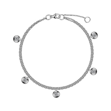 Bracelet with diamonds Delouise