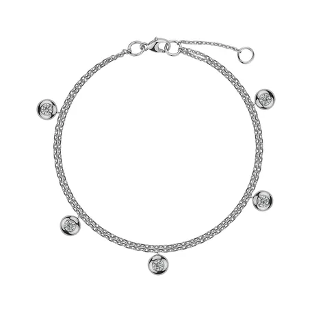 Bracelet with diamonds Delouise