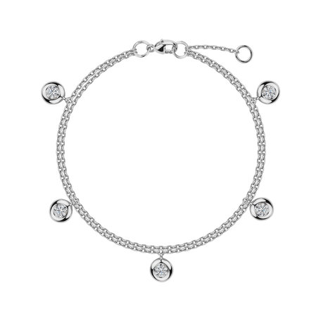 Bracelet with diamonds Delouise