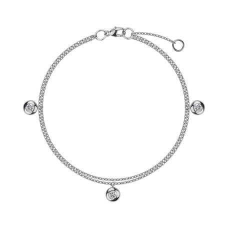 Bracelet with diamonds Delouise