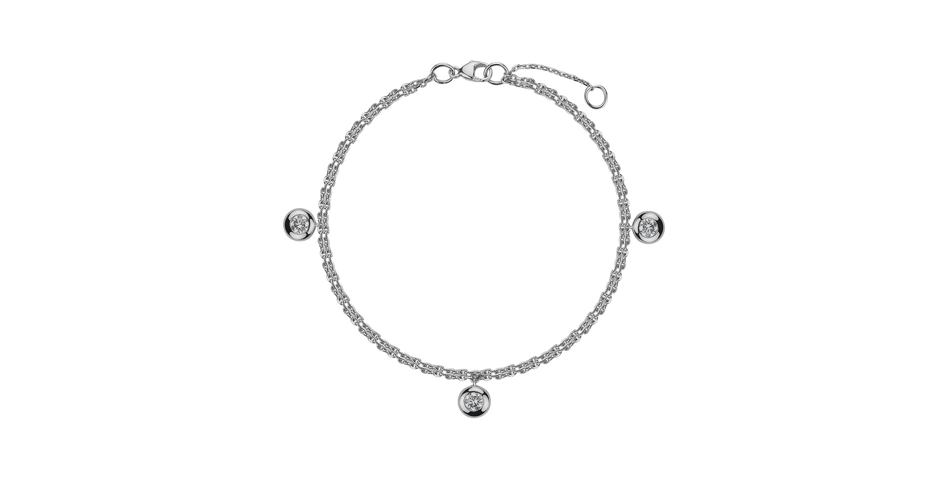 Bracelet with diamonds Delouise