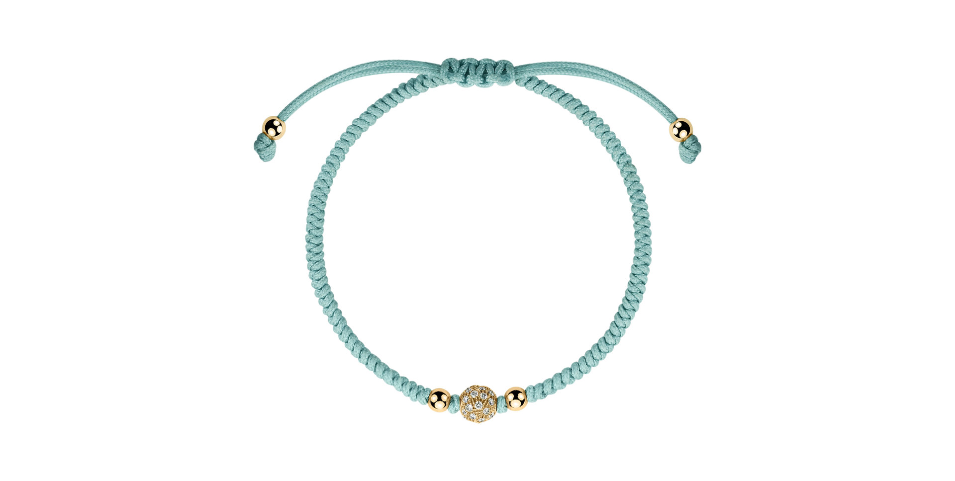 Bracelet with diamonds Shamballa