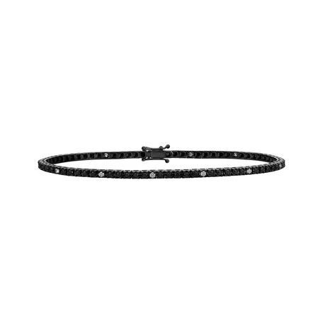 Bracelet with black and white diamonds Ralana