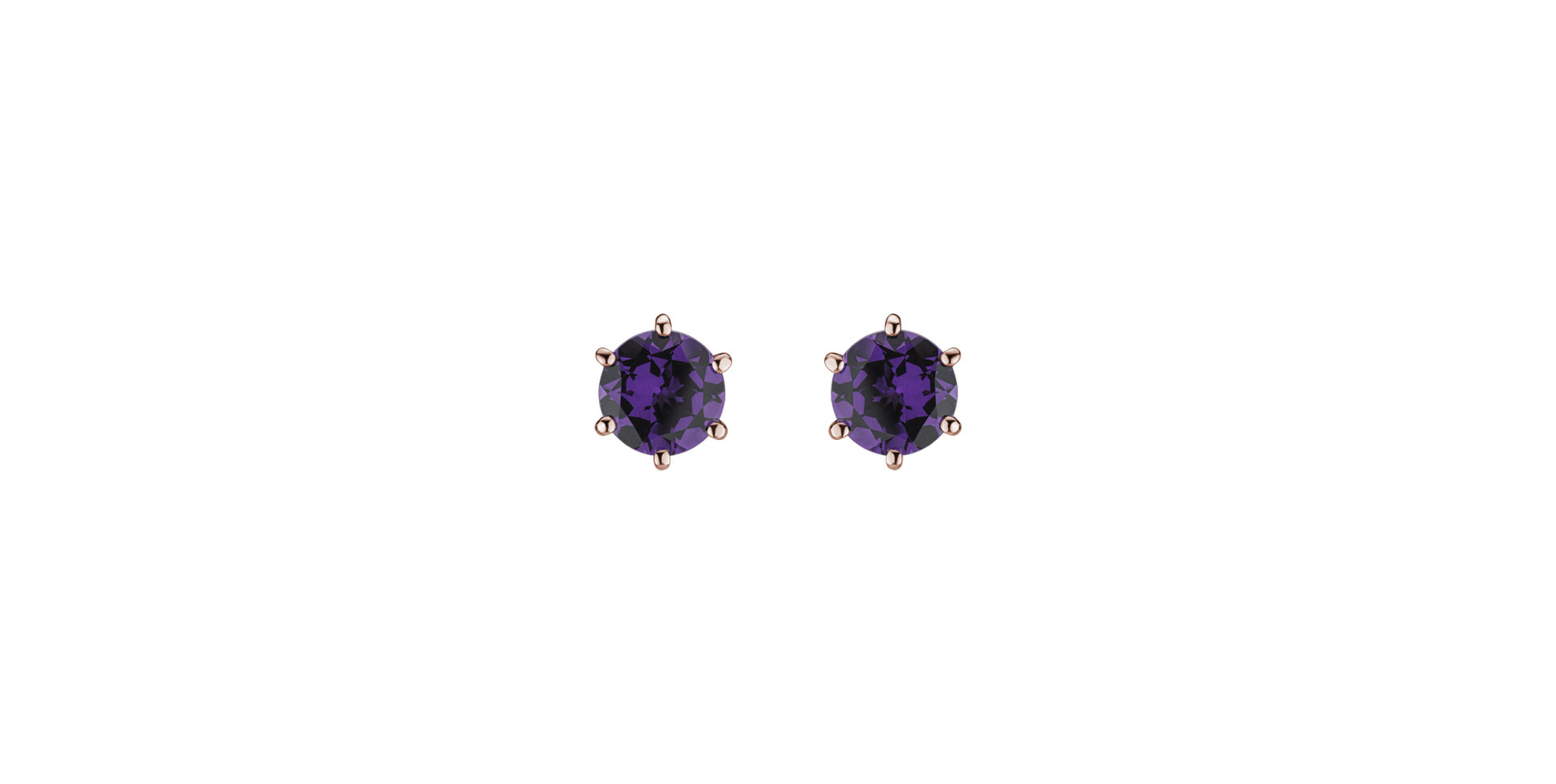 Earrings with Amethyst Vesper Romance