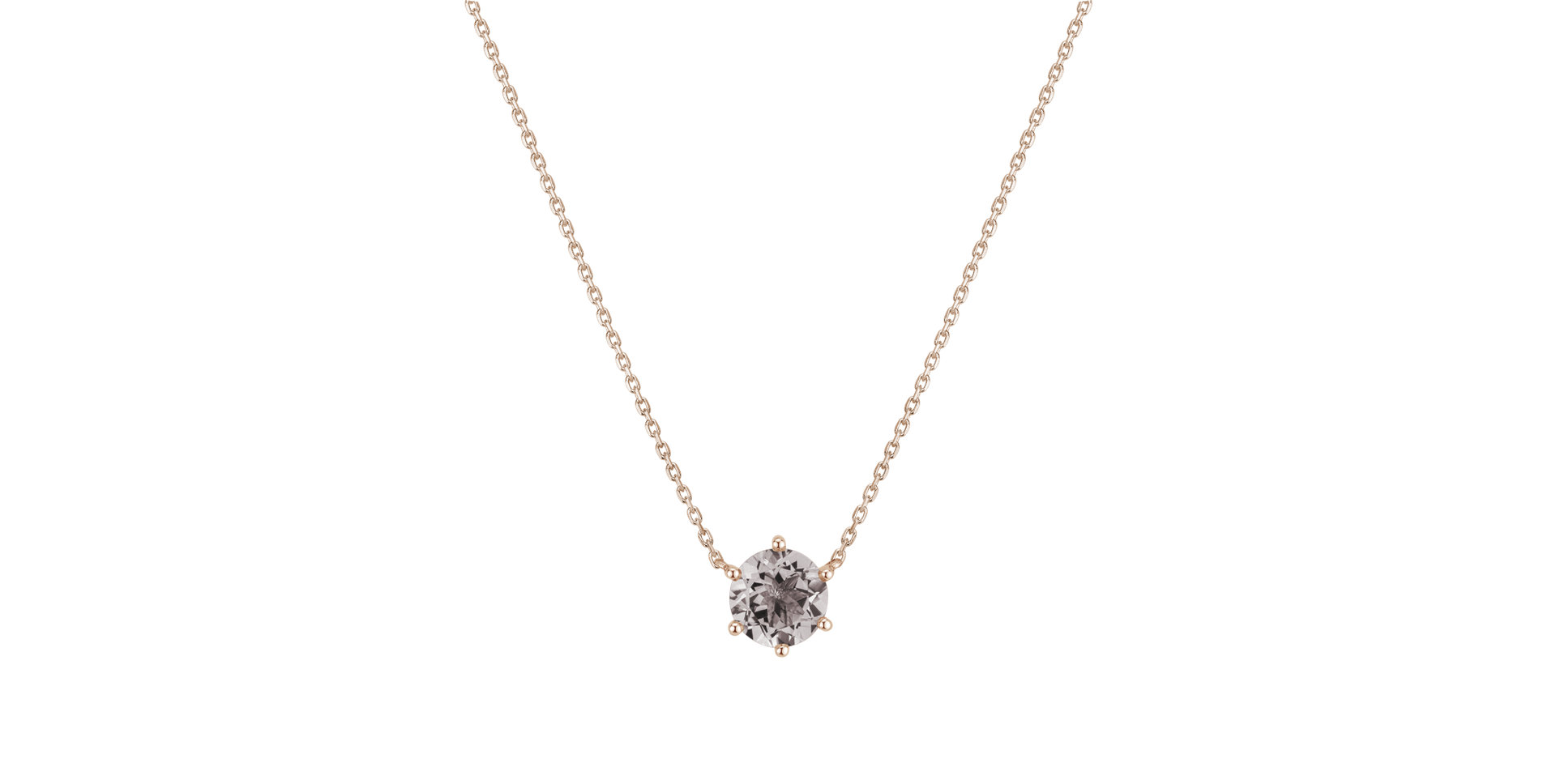 Necklace with Morganite Essential Drop