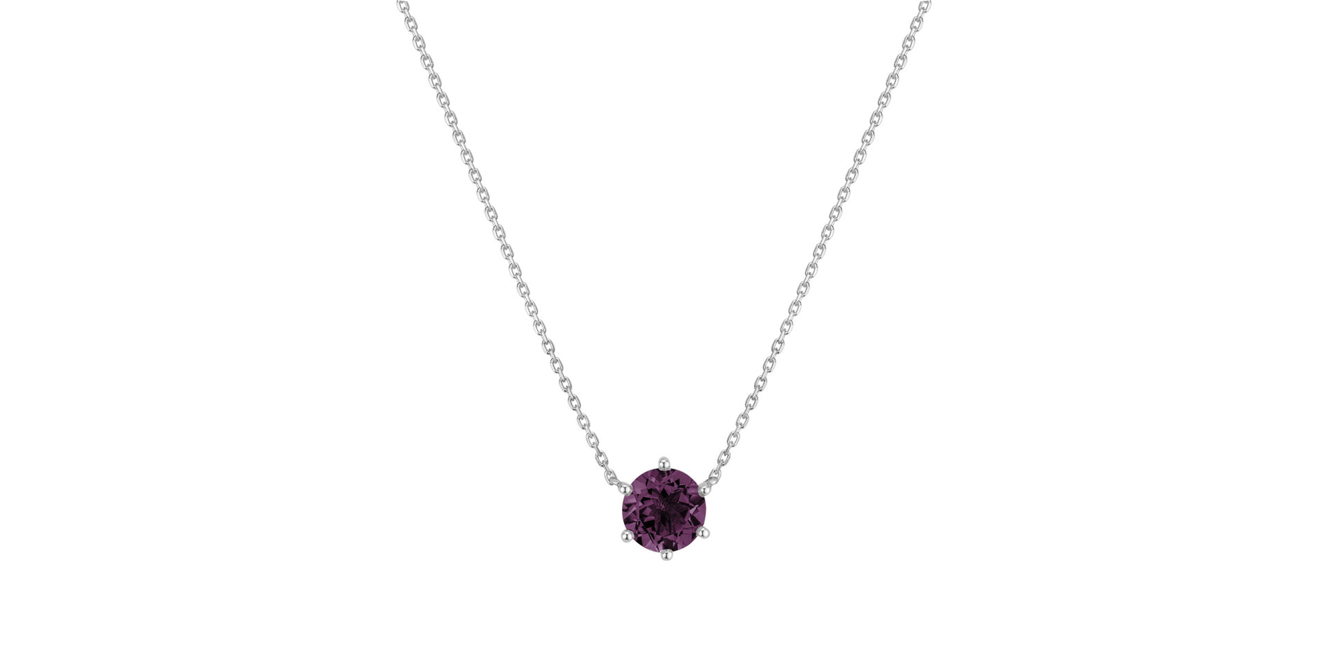 Necklace with Rhodolite Essential Drop