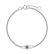 Diamonds bracelet with Emerald Aryalle4