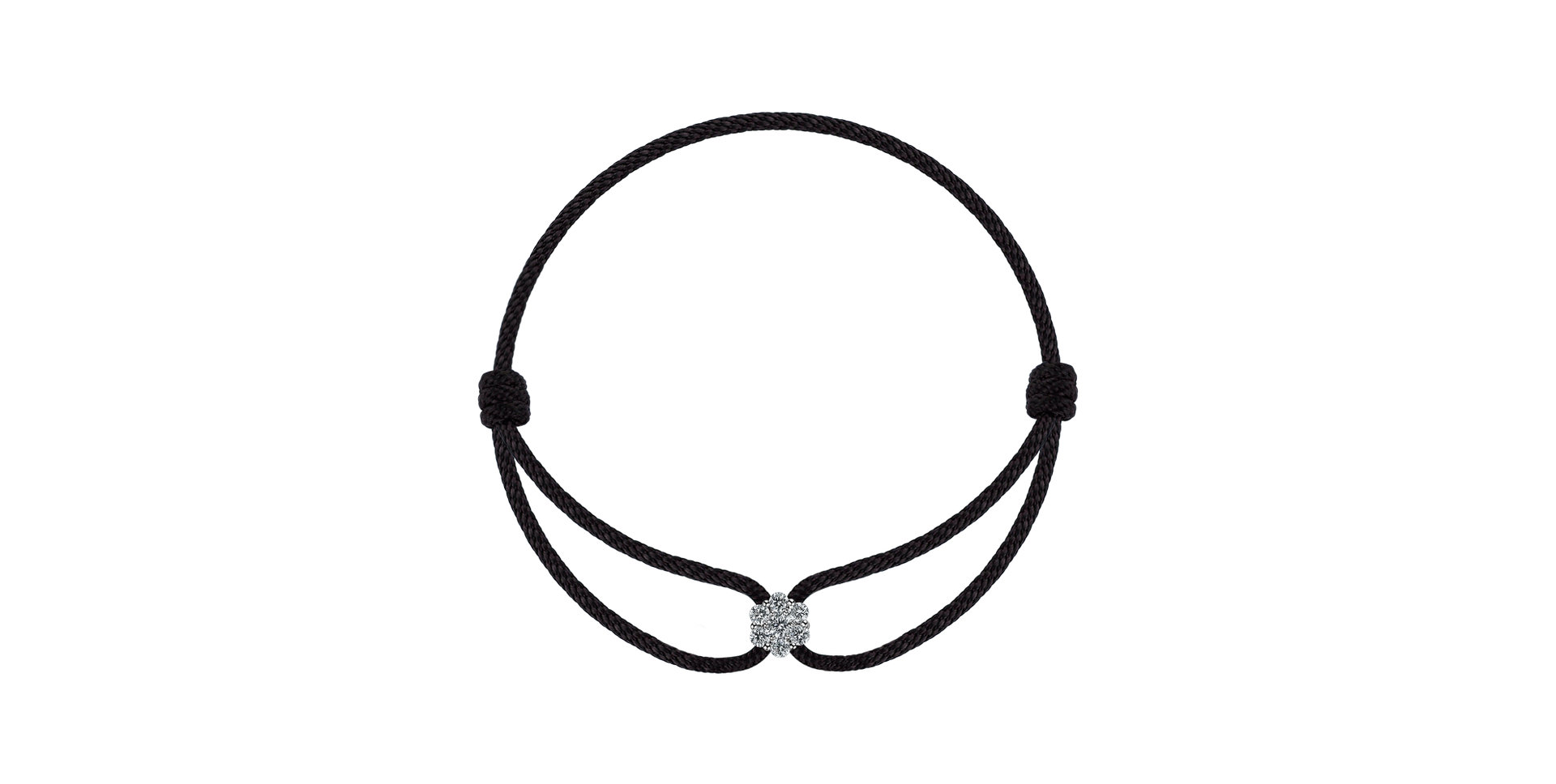 Bracelet with diamonds Deep Snow