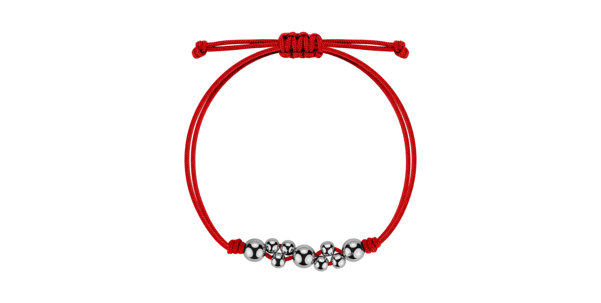 Bracelet with cord Bubble Shamballa