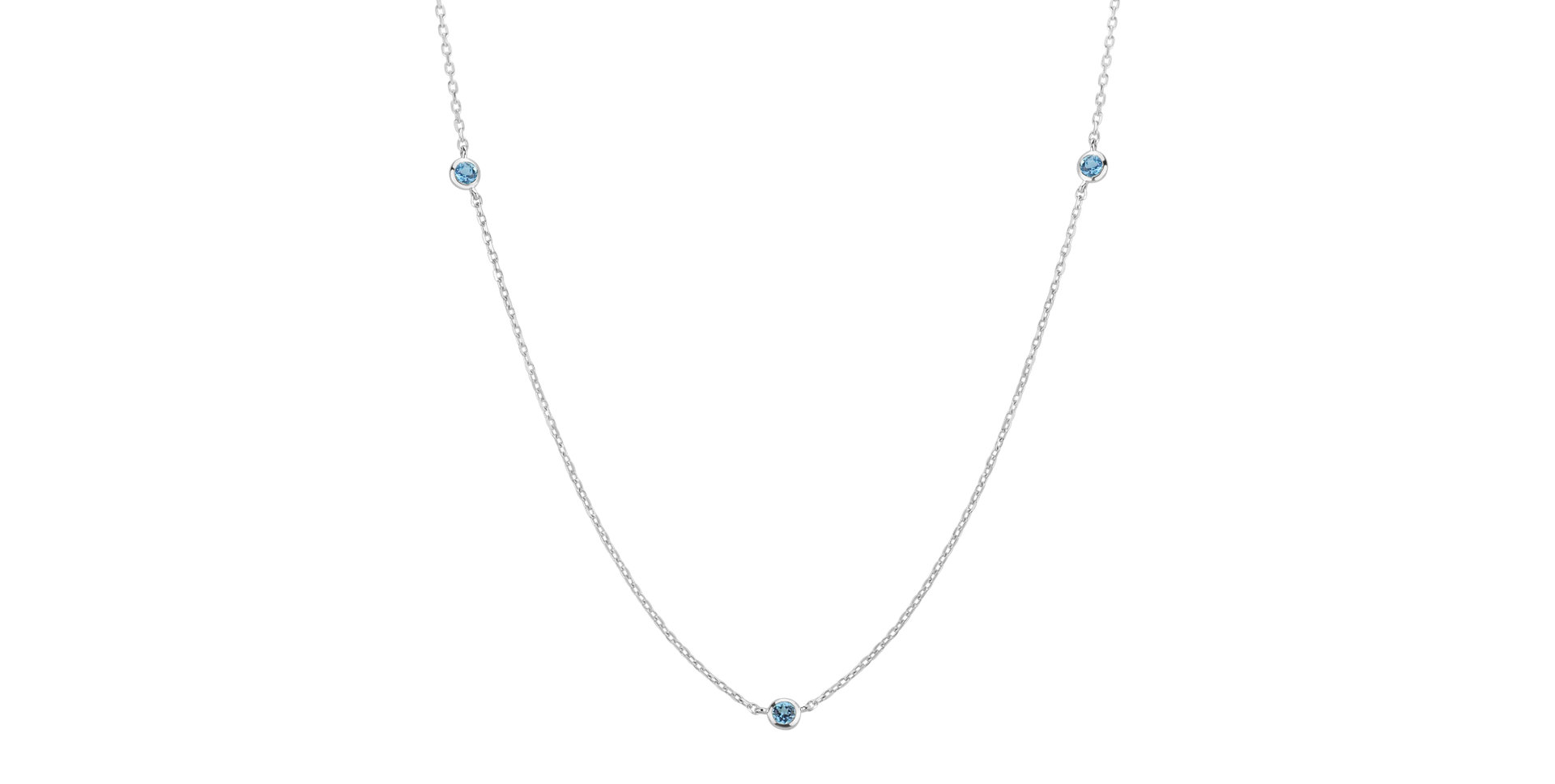 Necklace with Topaz Rain Hope