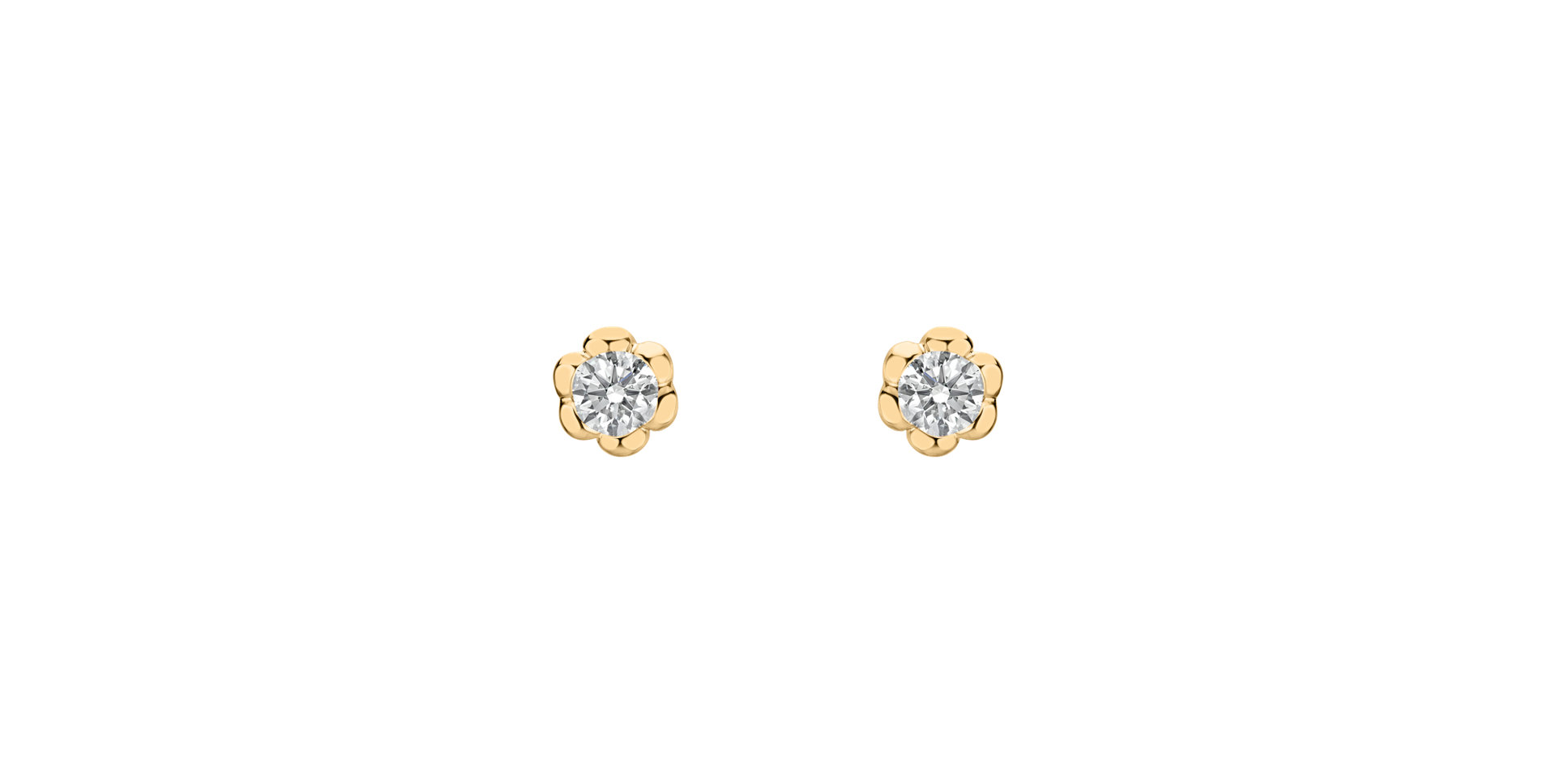 Diamond earrings Blooming Love